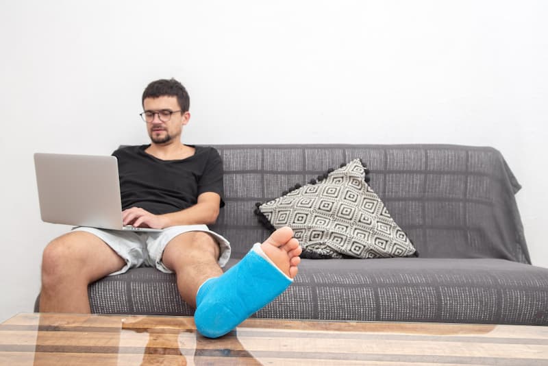 Durant une période de convalescence à la maison